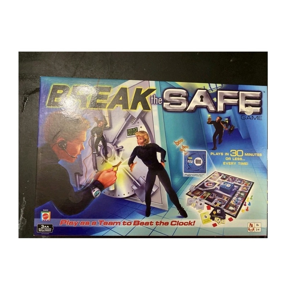 Break the Safe Electronic Board Game Mattel (2003)  Sealed Spy